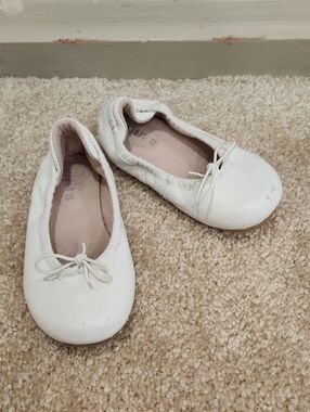 Bloch Girls White Ballet Flats Size EU 23/ US 7/ 7.5